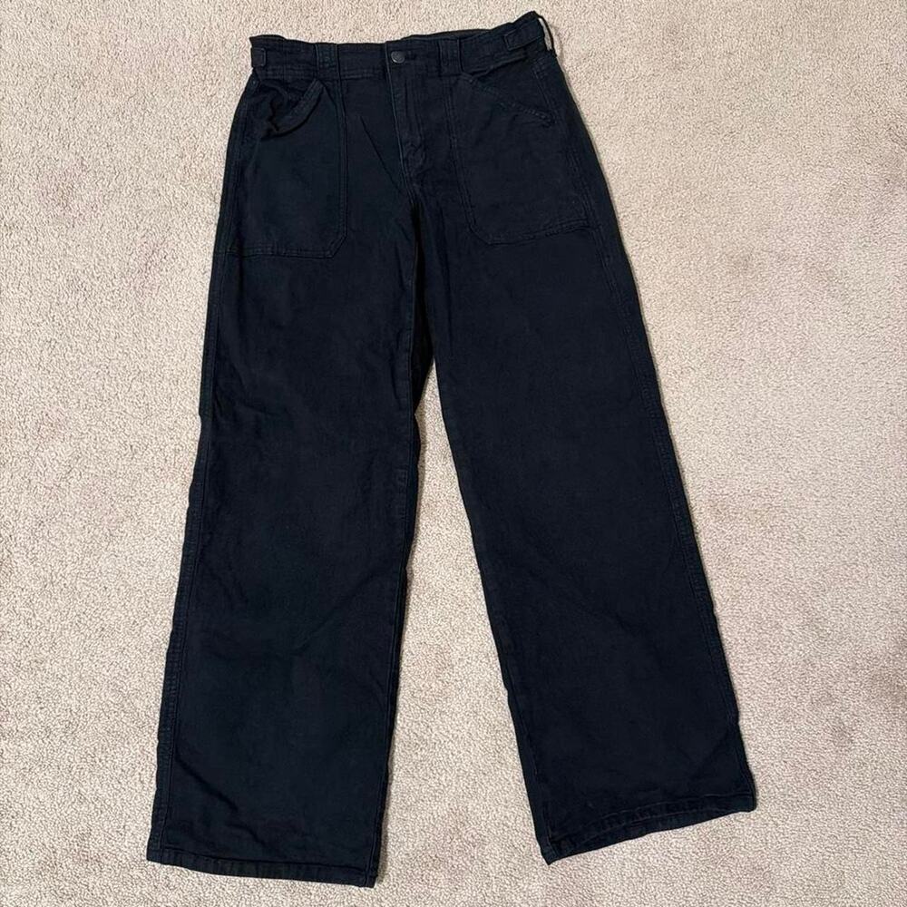 Black american eagle stretch pants